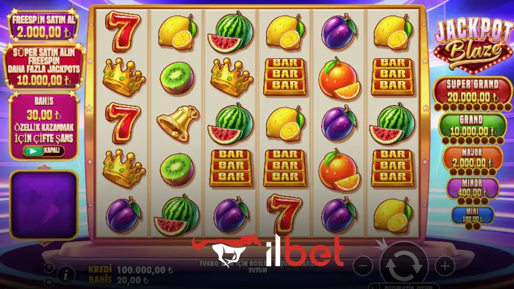 İlbet Jackpot Blaze oyunu